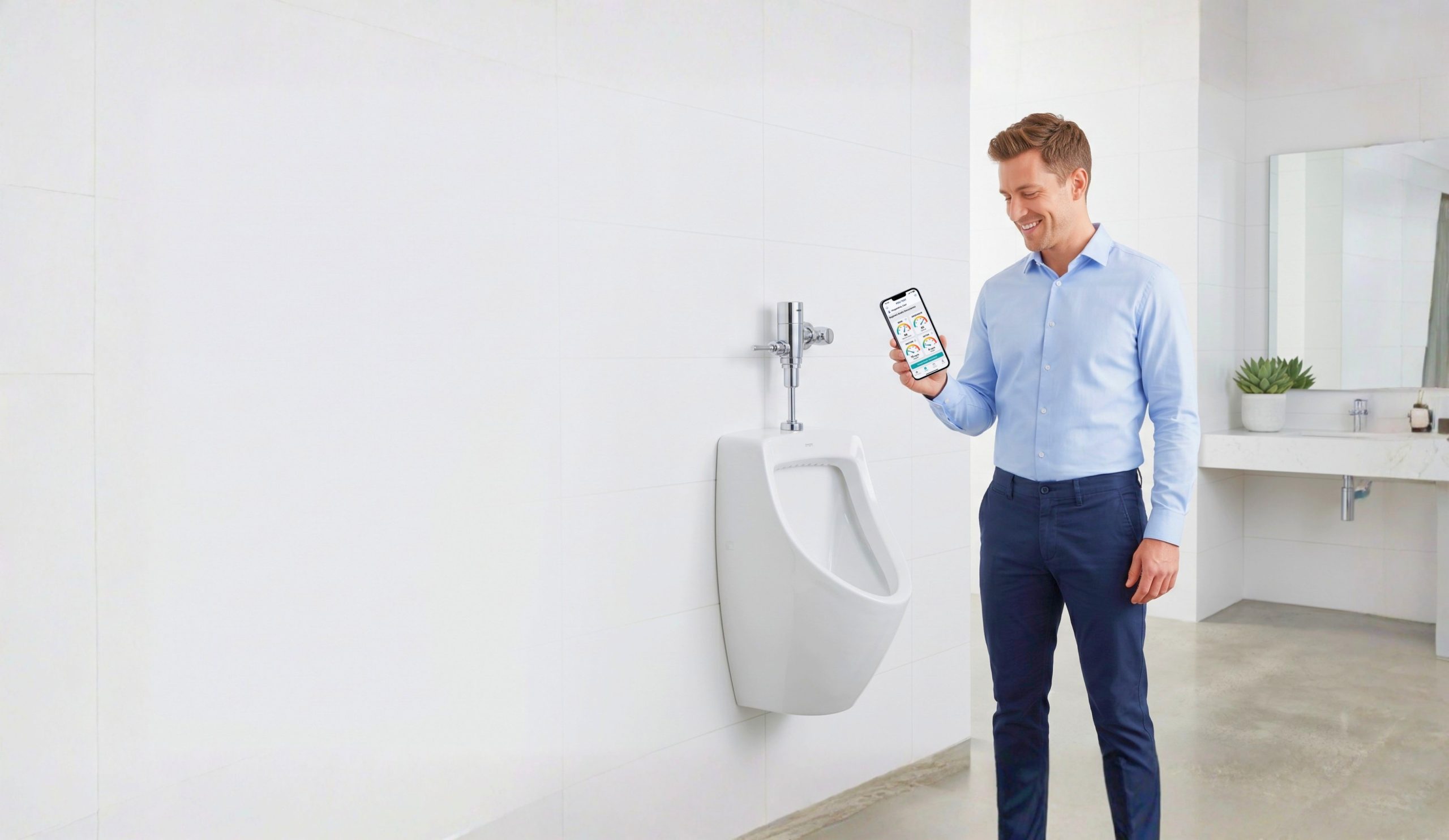 Pisu Test S-Urinal Banner